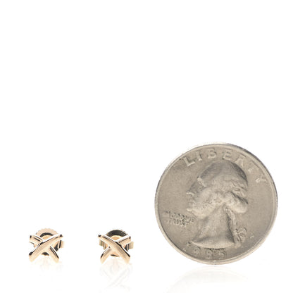Tiffany 18K Rose Gold Mini Paloma's Graffiti X Earrings 2 of 5