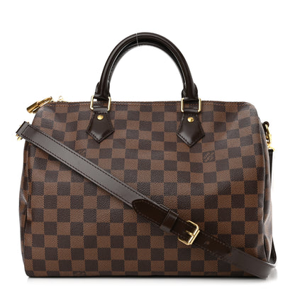 Louis Vuitton Damier Ebene Speedy Bandouliere 30 1 of 10