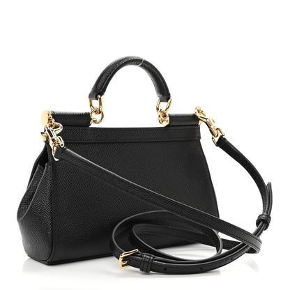 Dolce & Gabbana Dauphine Small Miss Sicily Satchel Black 3 of 7