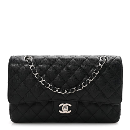 Chanel Caviar Quilted Medium Double Flap Black 1 of 10