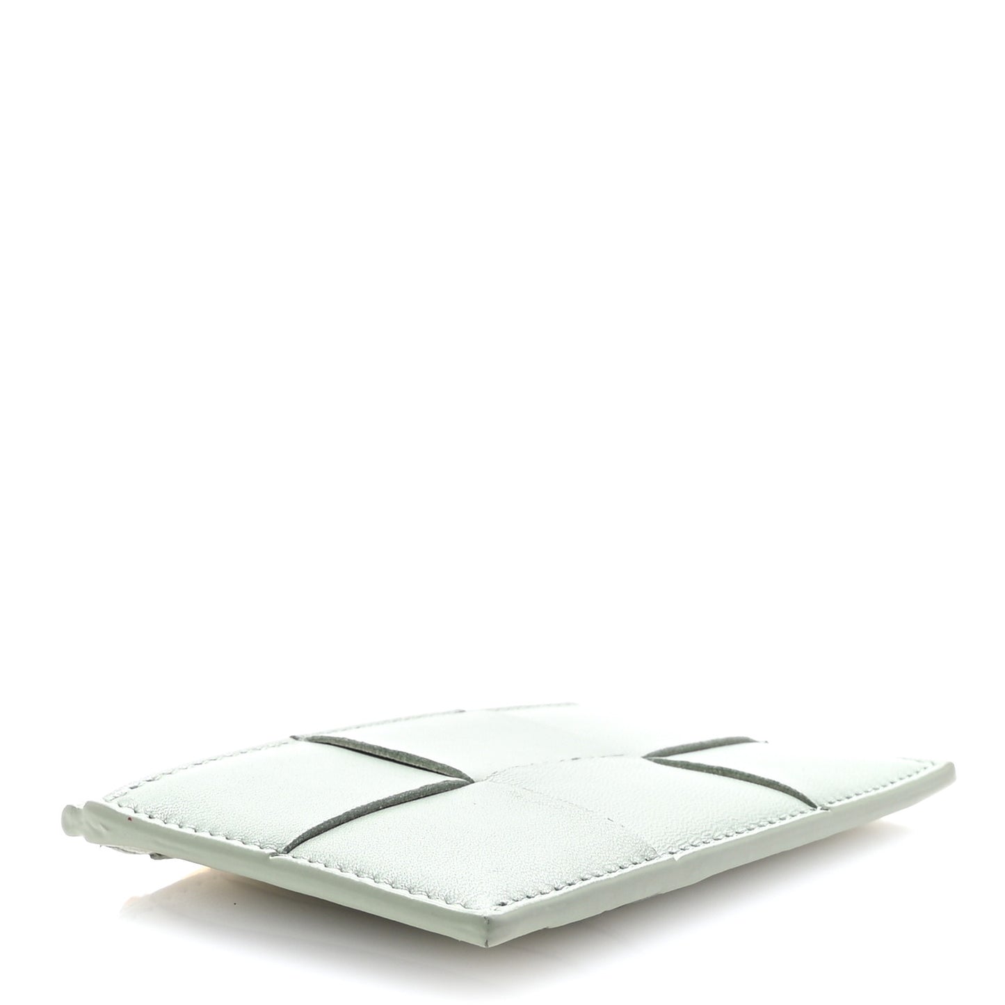 Nappa Maxi Intrecciato Zipped Card Case New Sauge