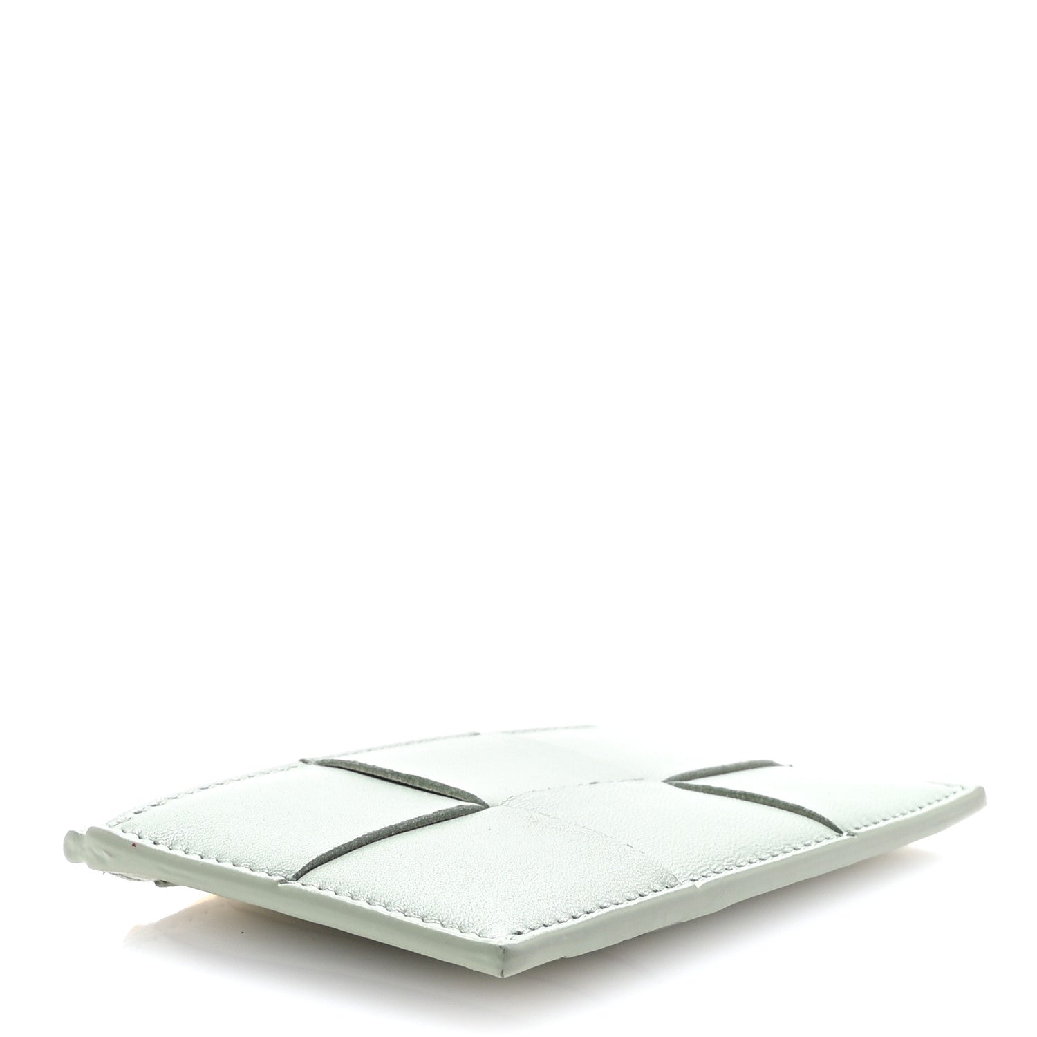 Bottega Veneta Nappa Maxi Intrecciato Zipped Card Case New Sauge 4 of 7