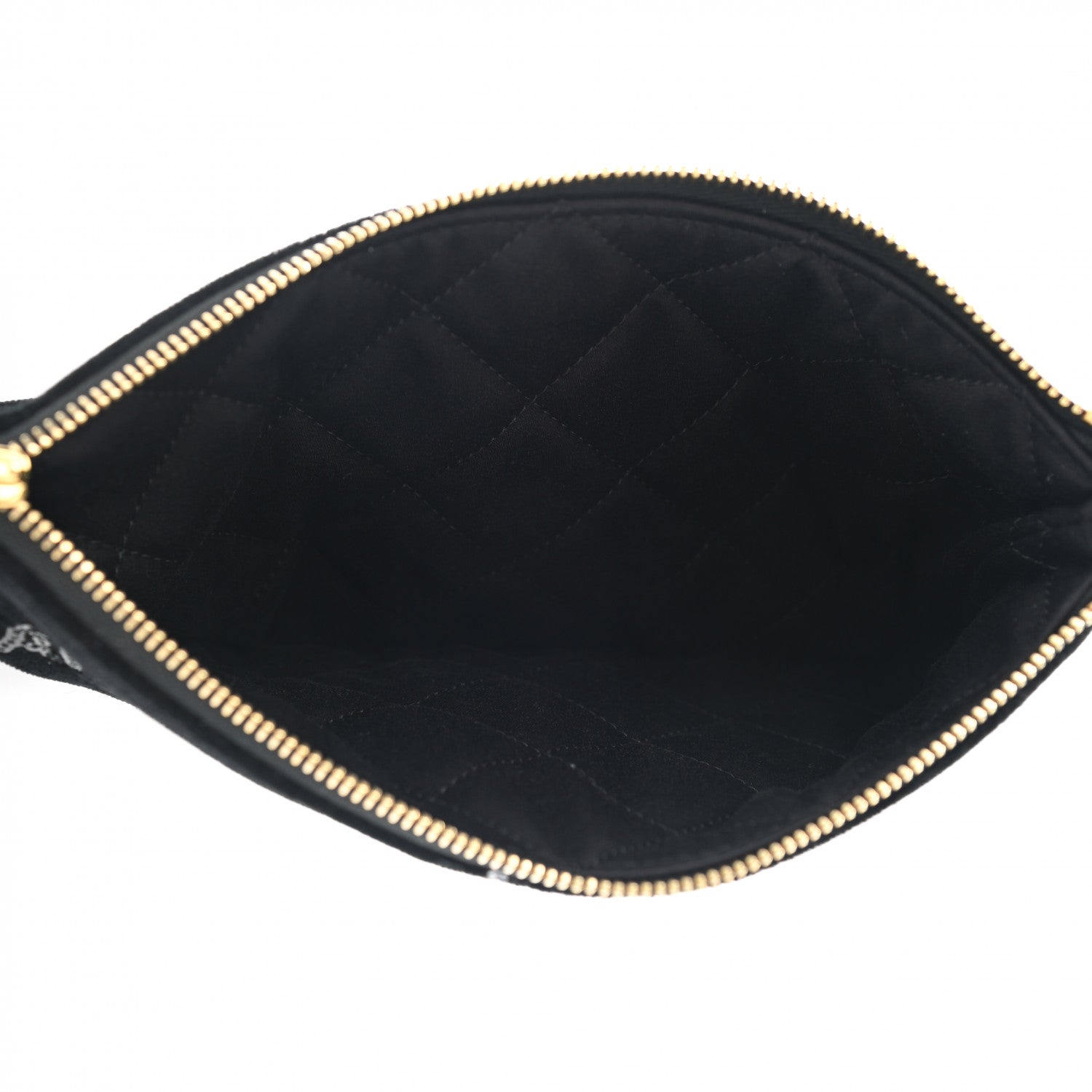 Chanel Velvet Sequin Quilted Chanel 22 Removable Pouch Black 5 of 5
