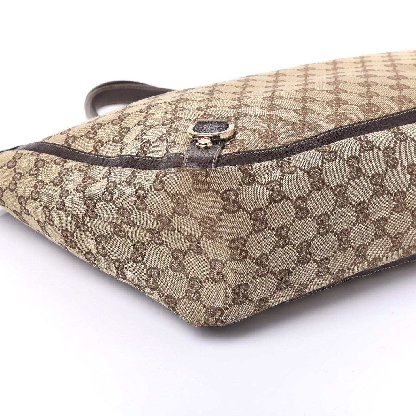 Monogram Large Abbey Tote Dark Brown