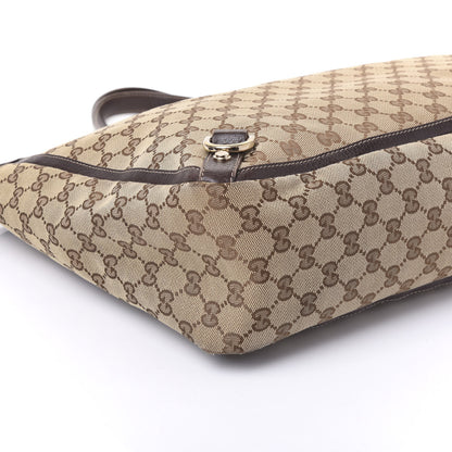 Gucci Monogram Large Abbey Tote Dark Brown 5 of 9