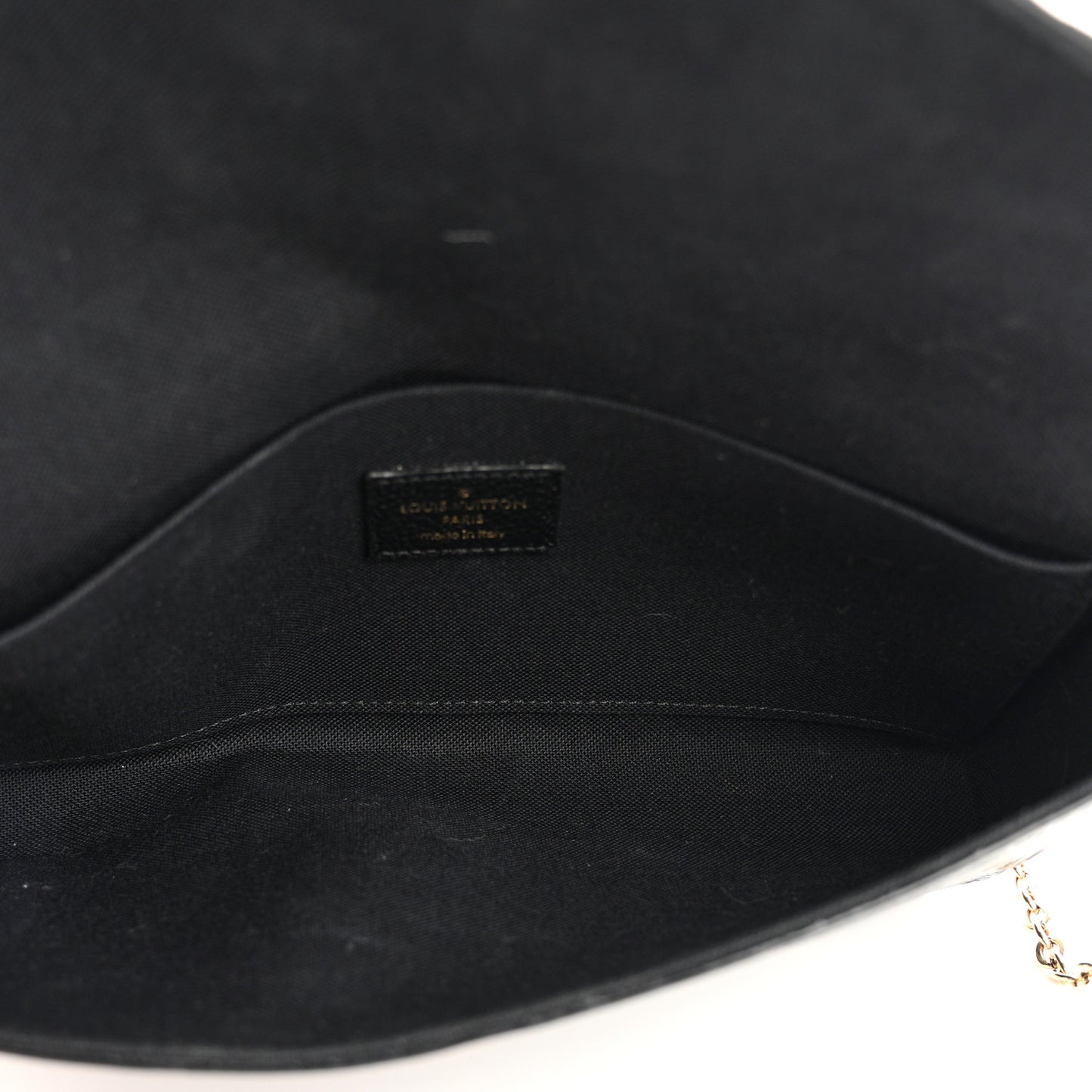 Empreinte Pochette Felicie Chain Wallet Black