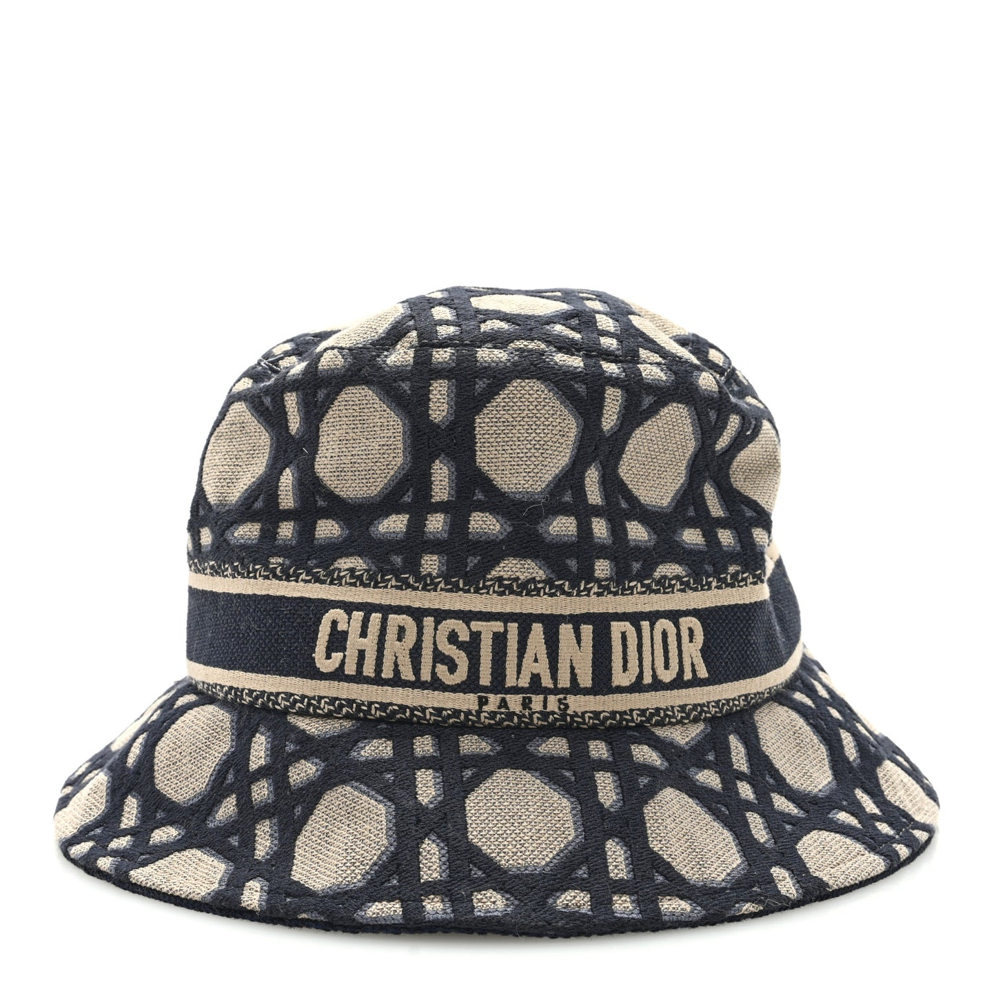Macrocannage Small Brim D-Bobby Bucket Hat 58 Blue