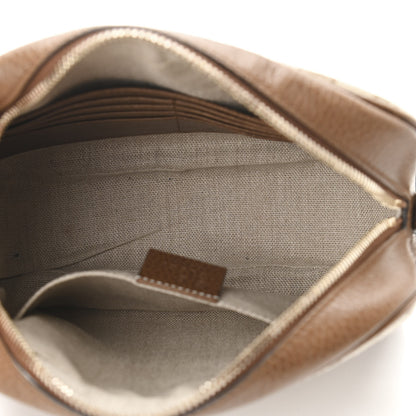 Gucci Monogram Mini Bree Messenger Bag Beige Tabacco 5 of 11