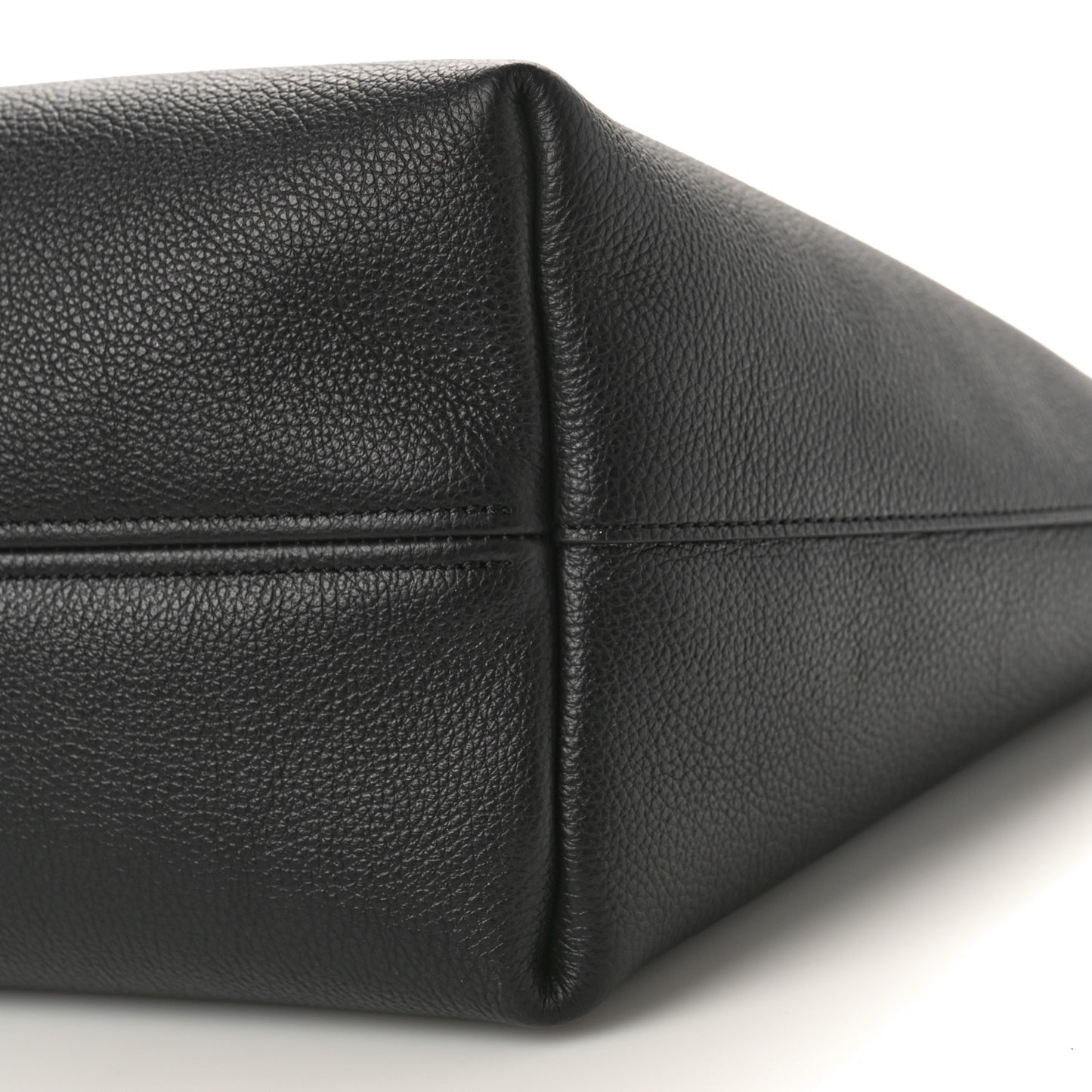 Calfskin Small Marcie Tote Black