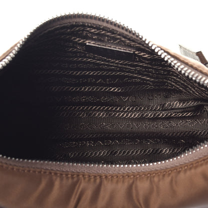 Prada Tessuto Nylon Saffiano Re-Edition 2005 Shoulder Bag Cacao 6 of 10