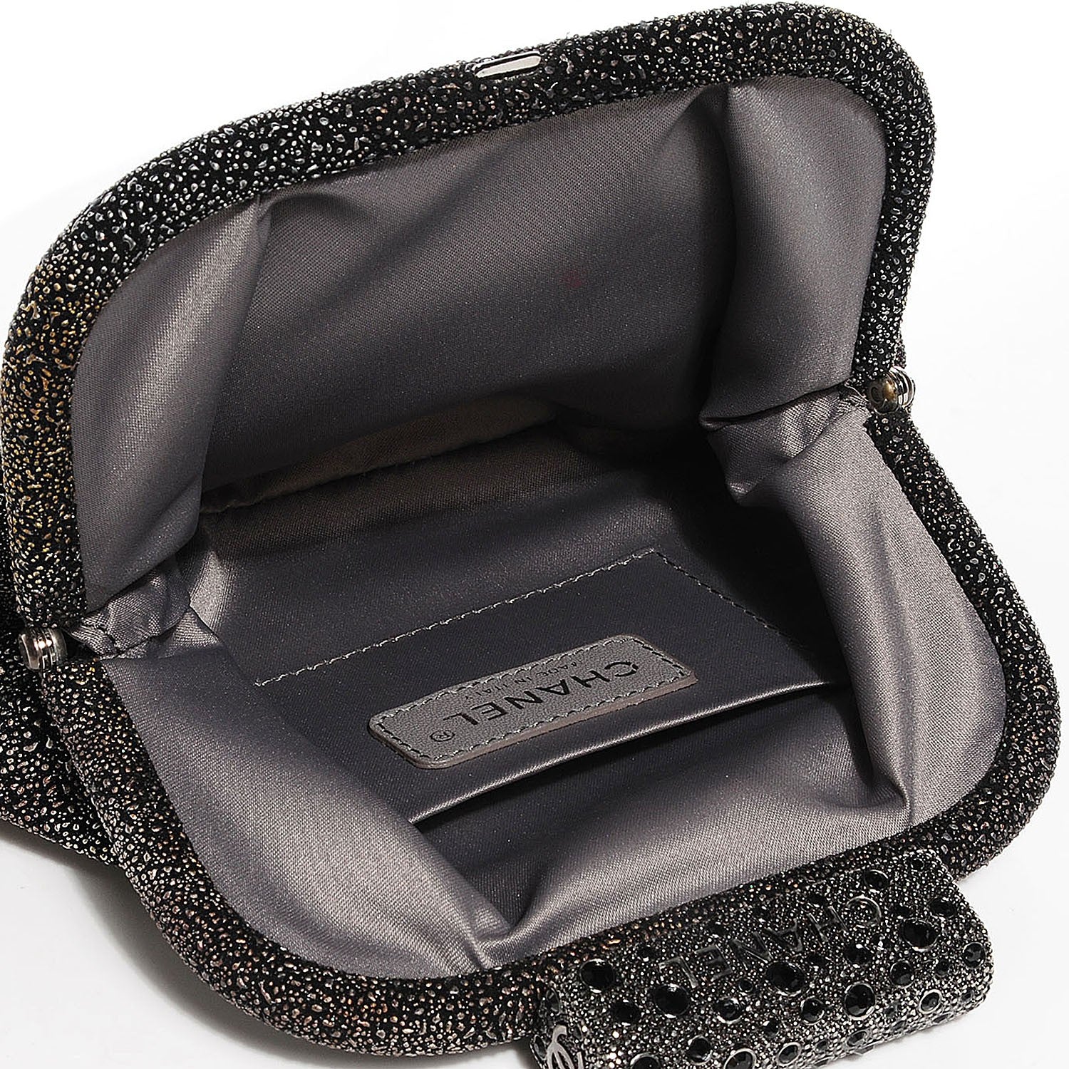 Chanel Stingray Degrade Frame Clutch Dark Gold 6 of 9