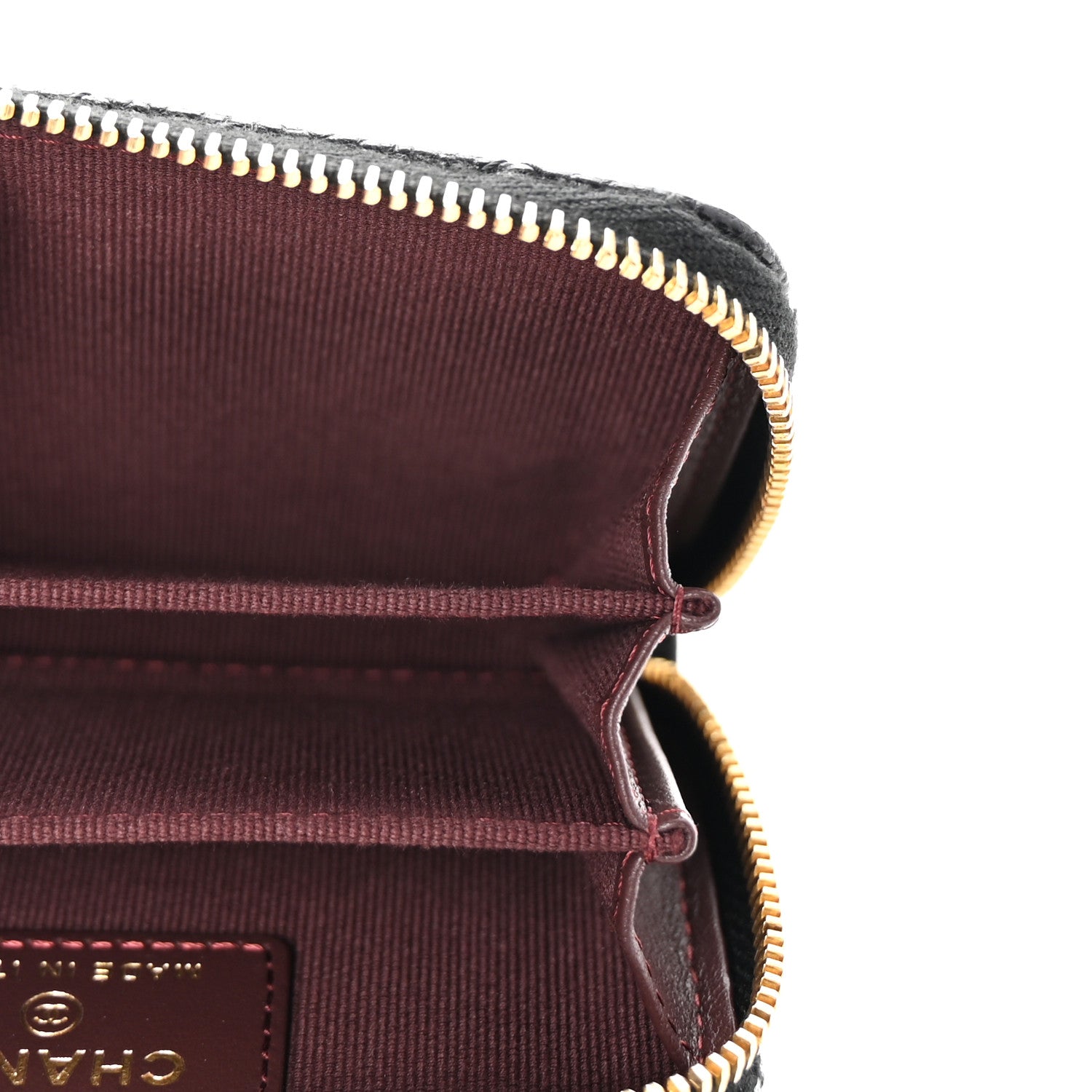 Chanel Caviar Quilted Zip Coin Purse Black 5 of 7