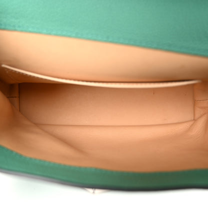 Moynat Taurillon Blush Calfskin Gabby BB Turquoise 5 of 12