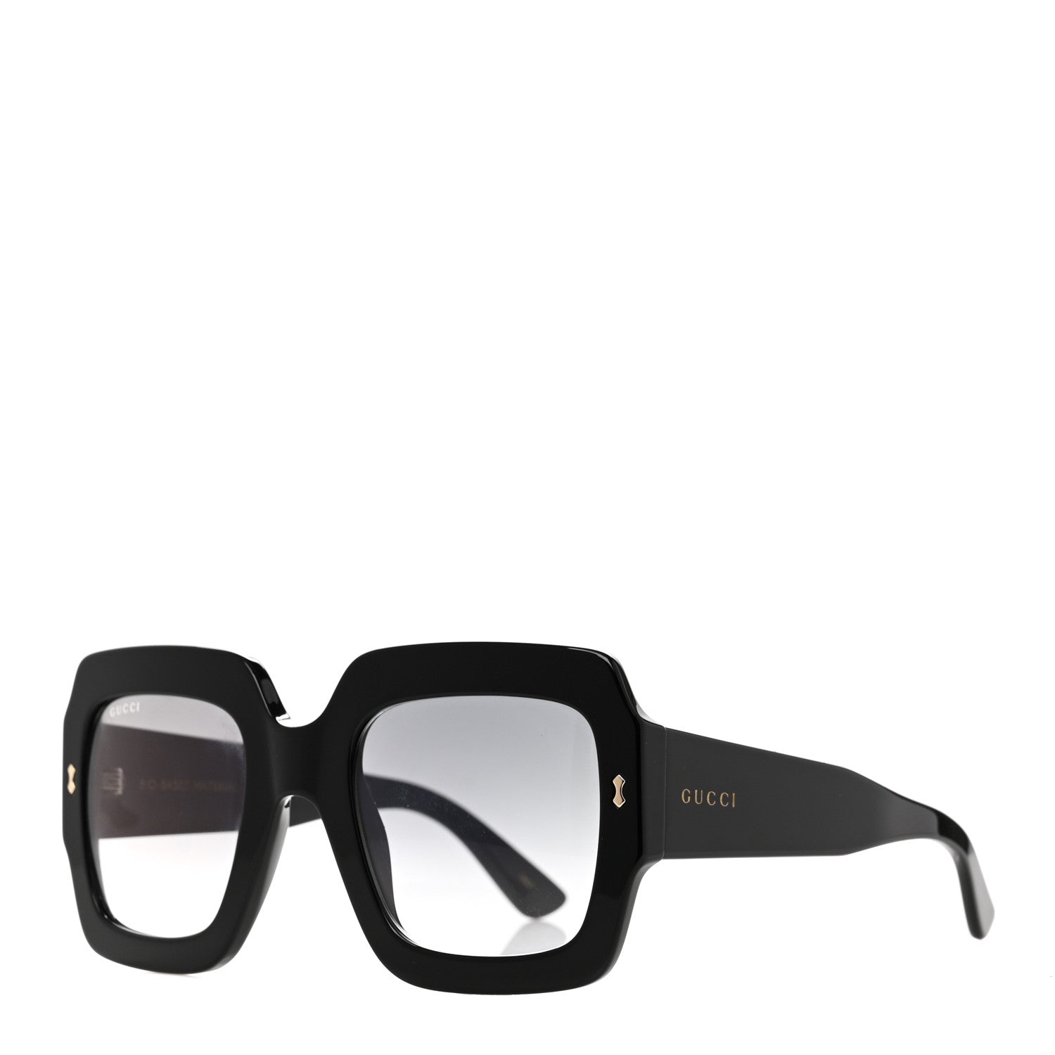 Gucci Acetate Square Sunglasses GG1111S Black 1 of 8