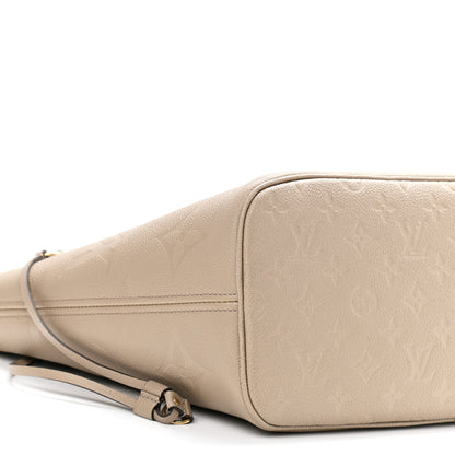Louis Vuitton Empreinte Monogram Giant Neverfull MM Tourterelle 9 of 10