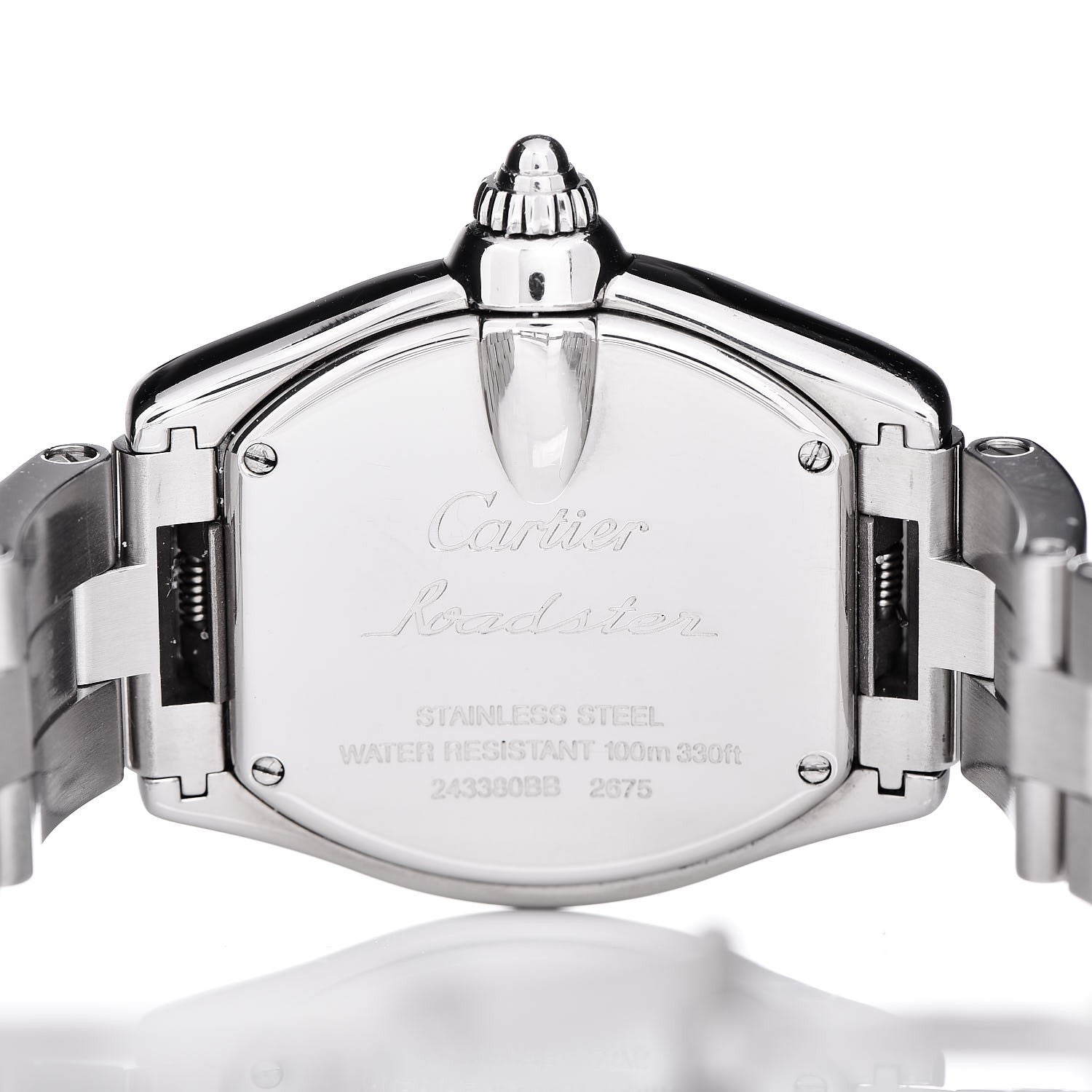 Cartier Stainless Steel 31mm Roadster Quartz Watch 8 of 9