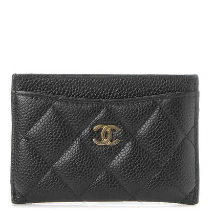 Chanel Caviar Quilted Card Holder Black 1 of 8