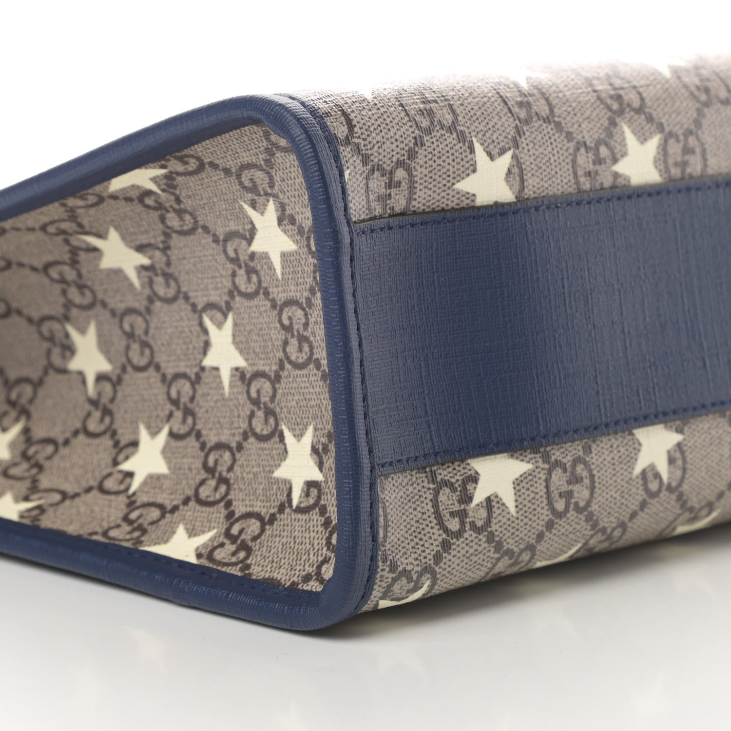 Gucci GG Supreme Monogram Stars Childrens Tote Beige Ebony Yellow Royal 9 of 10