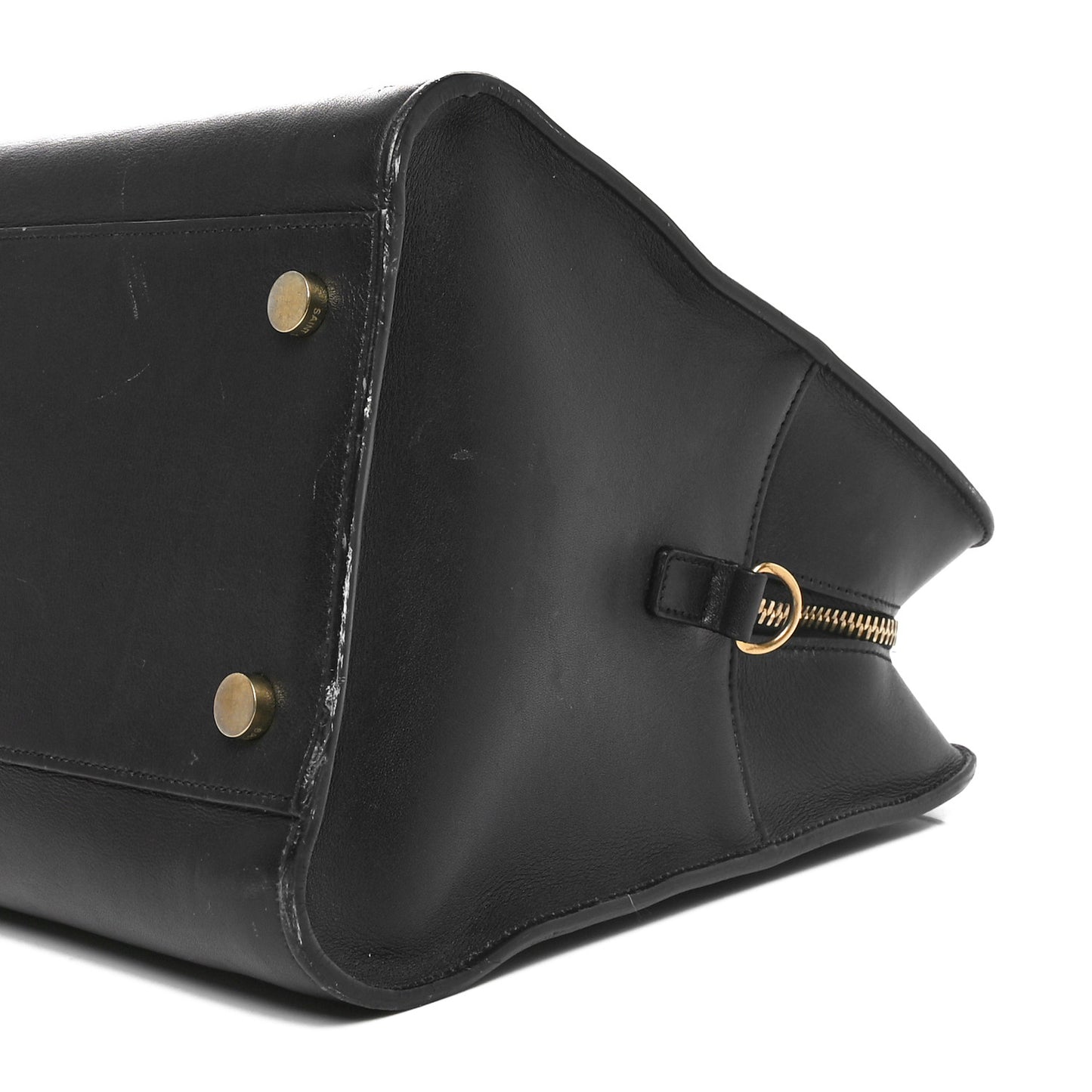 Smooth Calfskin Medium Monogram Cabas Black