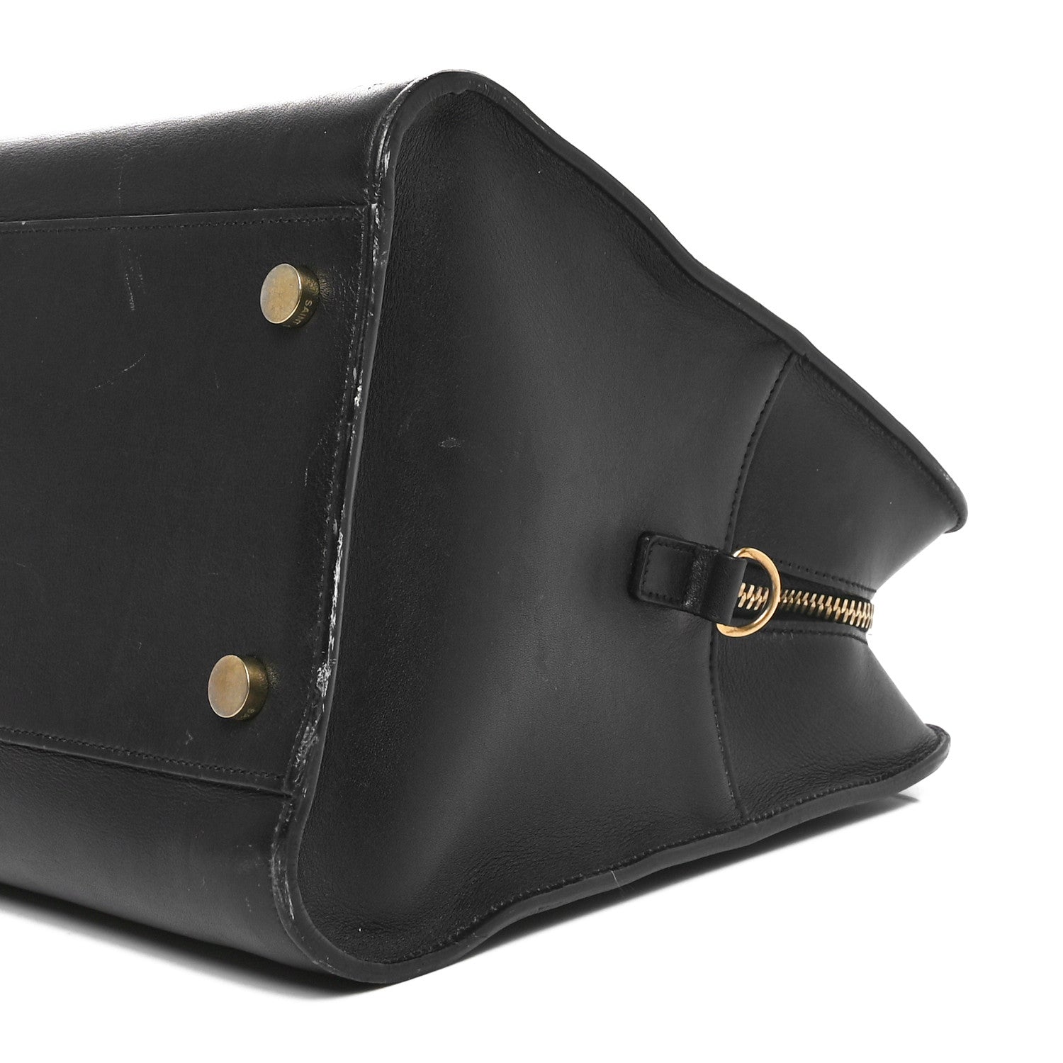 Saint Laurent Smooth Calfskin Medium Monogram Cabas Black 10 of 10