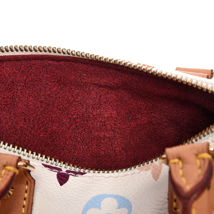 Louis Vuitton Monogram Multicolor Mini Sac HL Speedy White 6 of 10