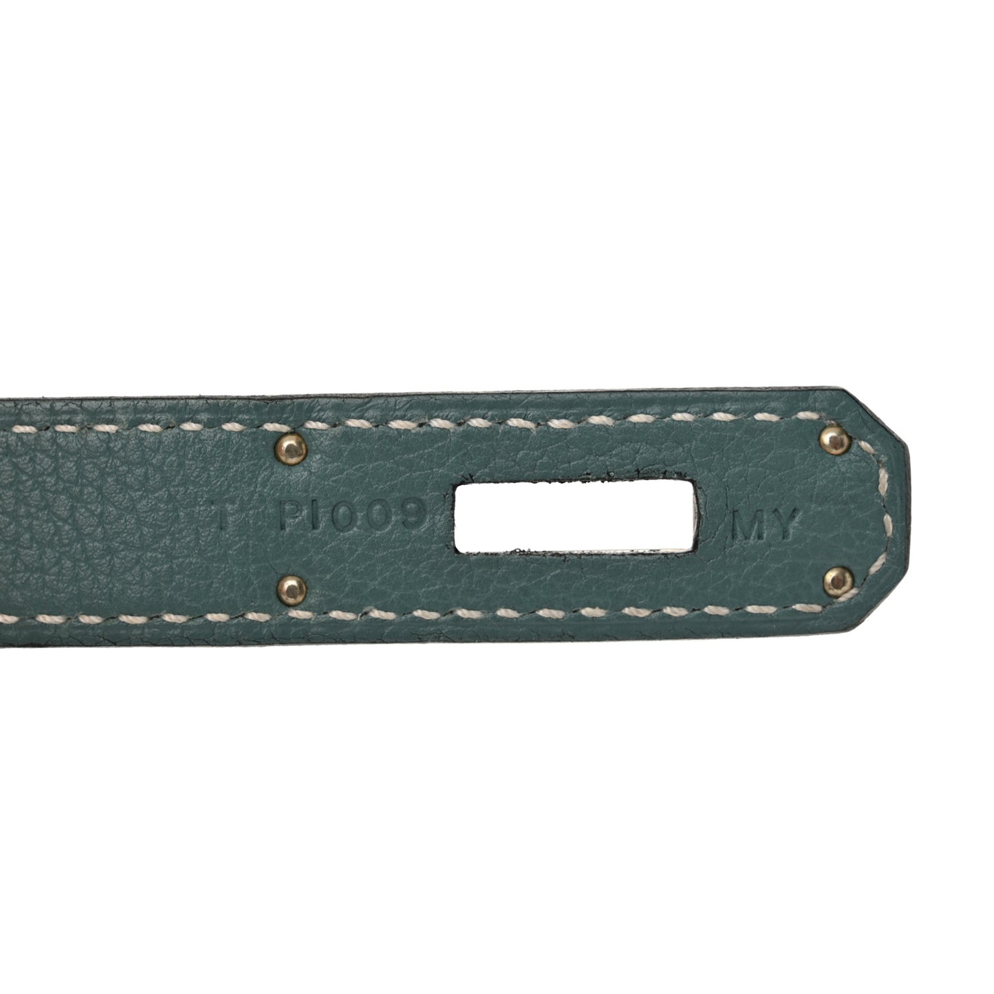 Veau Doblis Taurillon Clemence Evergrain Ghillies Birkin 35 Turquoise Ciel