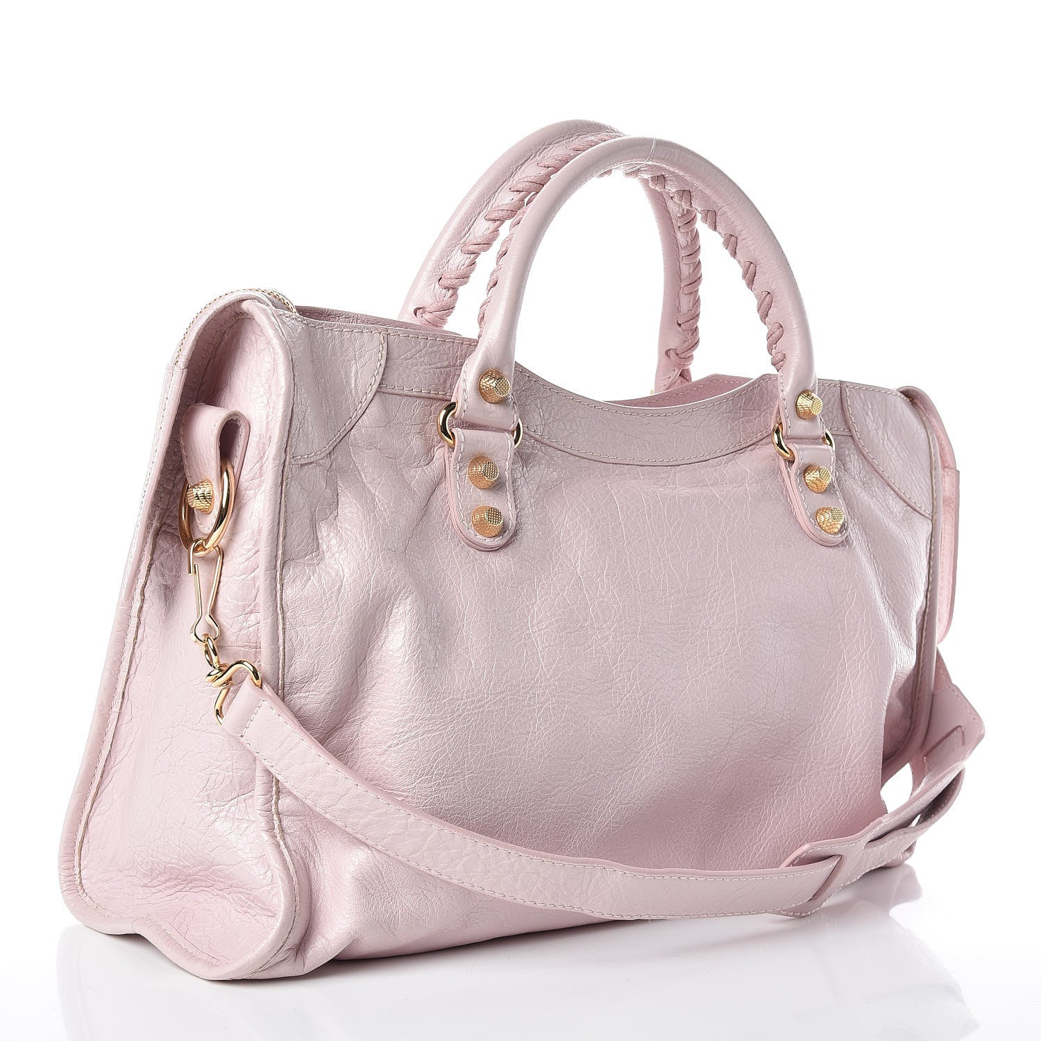 Balenciaga Agneau Giant 12 Gold Hardware City Rose Poudre Rose Petunia 3 of 11