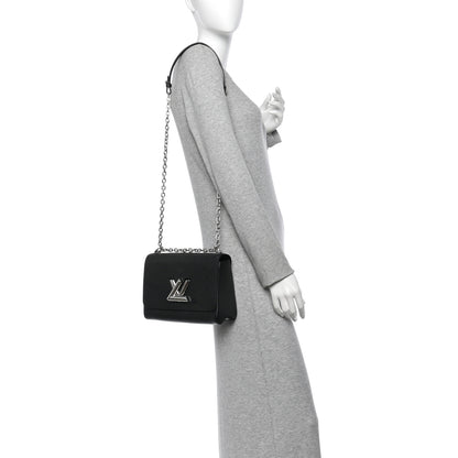Louis Vuitton Epi Twist Shoulder Bag MM Black 2 of 10