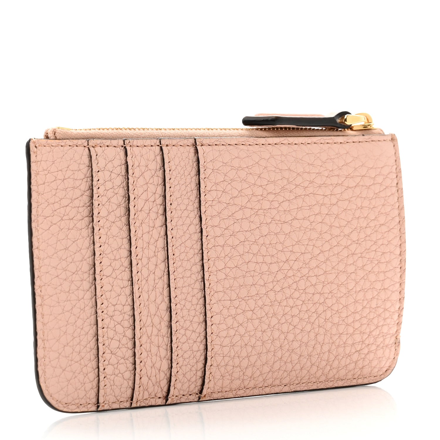 Fendi Cuoio Romano Vitello Grace Key Case Pouch Cipria Fango 3 of 7
