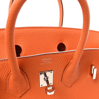 Hermes Togo Birkin 25 Orange 6 of 11