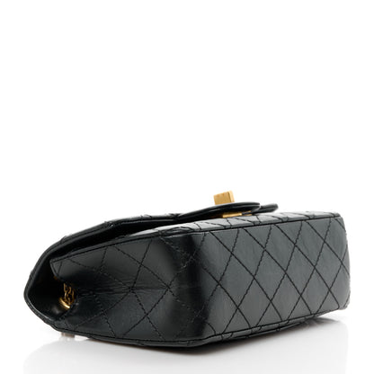 Chanel Aged Calfskin Quilted 2.55 Reissue Mini Flap Black 4 of 11