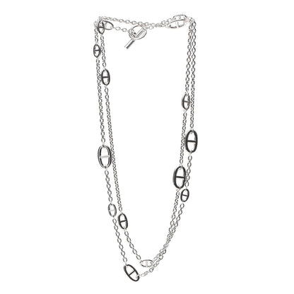 Hermes Sterling Silver Farandole Necklace 120 2 of 4