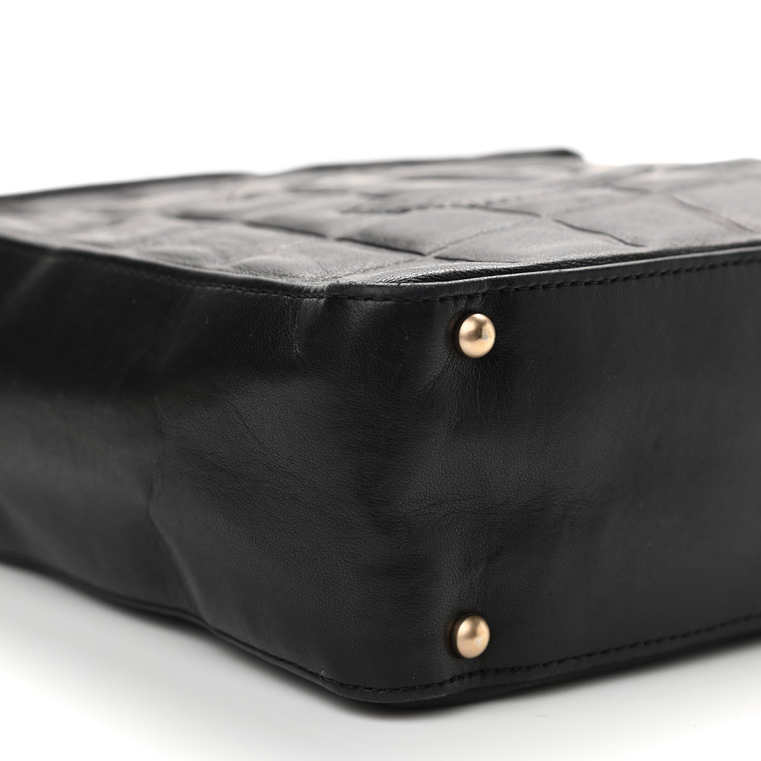 Chanel Lambskin Quilted Small Chocolate Bar Shoulder Bag Black 9 of 10