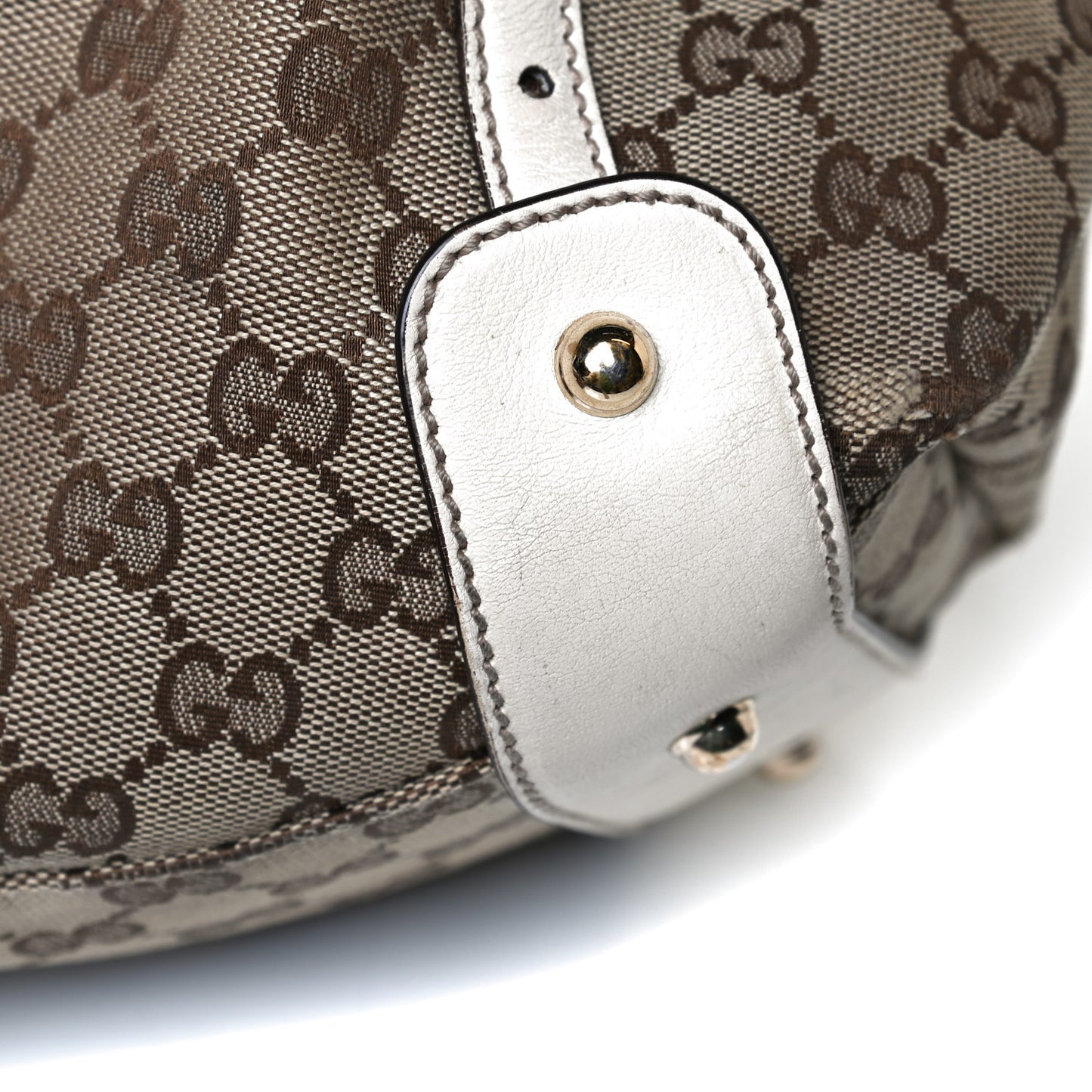 Monogram Medium Pelham Shoulder Bag Off White