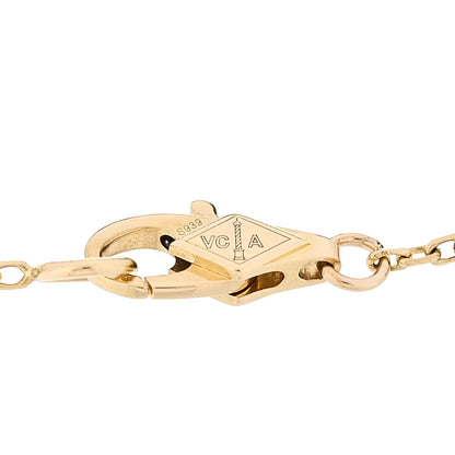 Van Cleef & Arpels 18K Yellow Gold Mother of Pearl Sweet Alhambra Bracelet 3 of 4