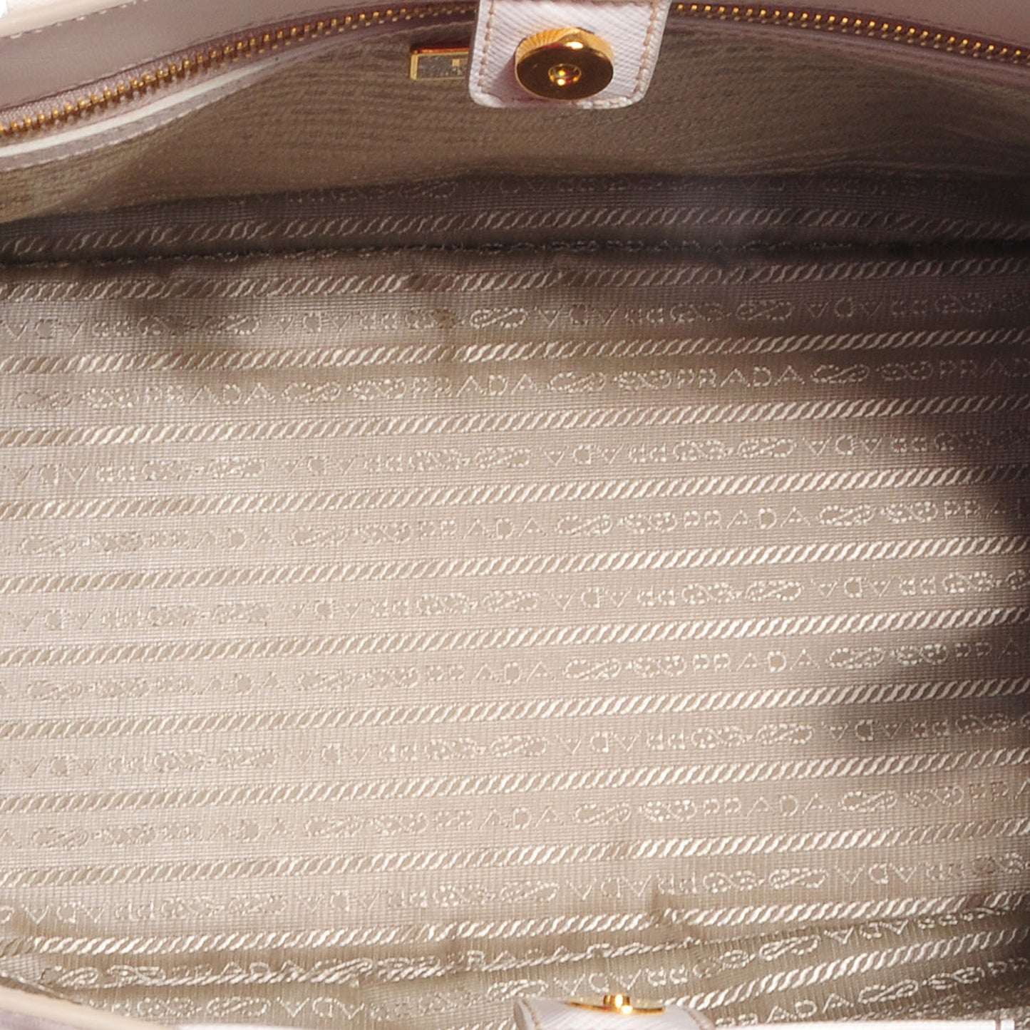 Saffiano Lux Large Tote Bianco