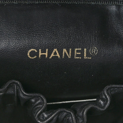 Chanel Lambskin Vanity Cosmetic Bag Black 7 of 12