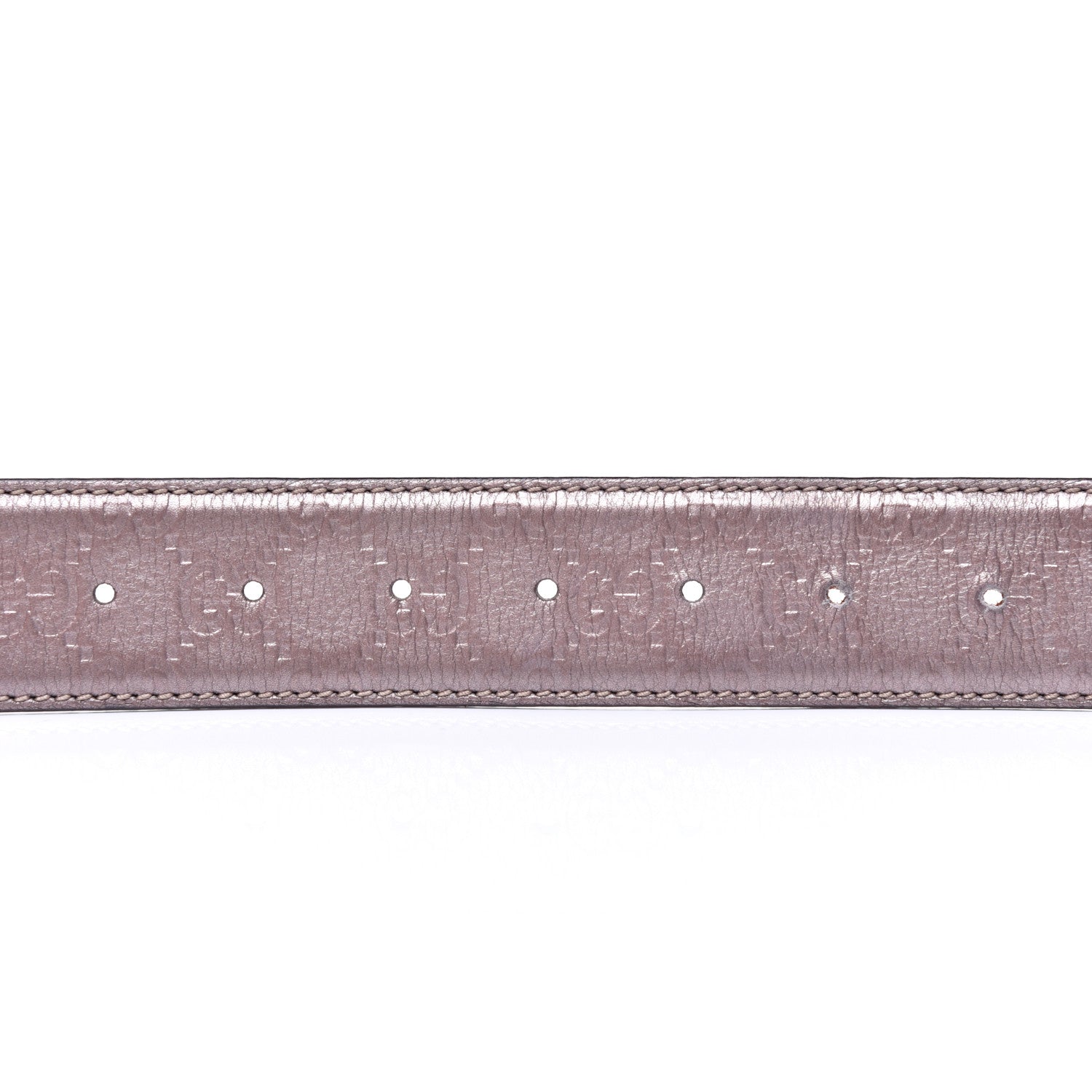 Gucci Guccissima Interlocking G Belt 105 42 Mauve 5 of 5