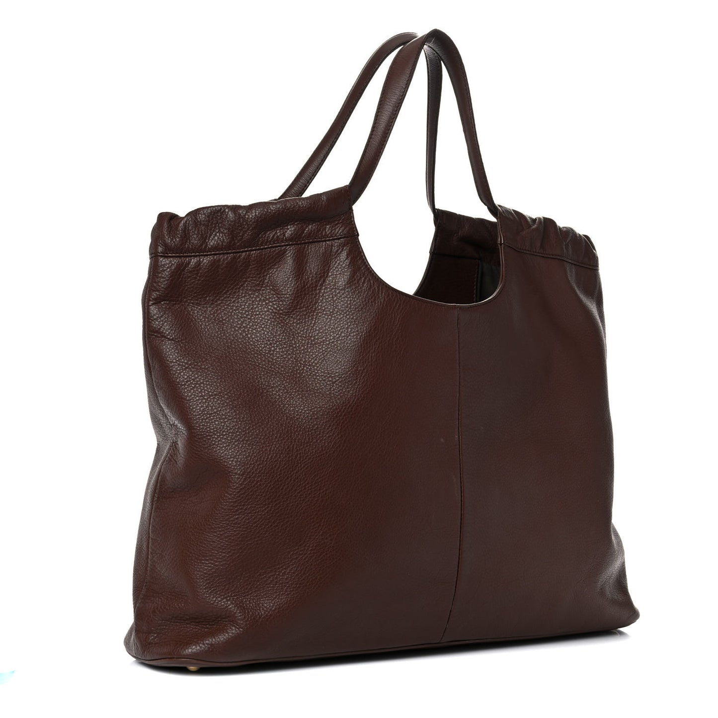 Calfskin Belle de Jour Cabas Tote Brown