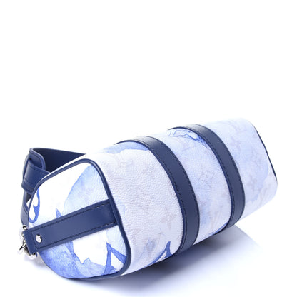 Louis Vuitton Monogram Watercolor Keepall XS Blue 5 of 12