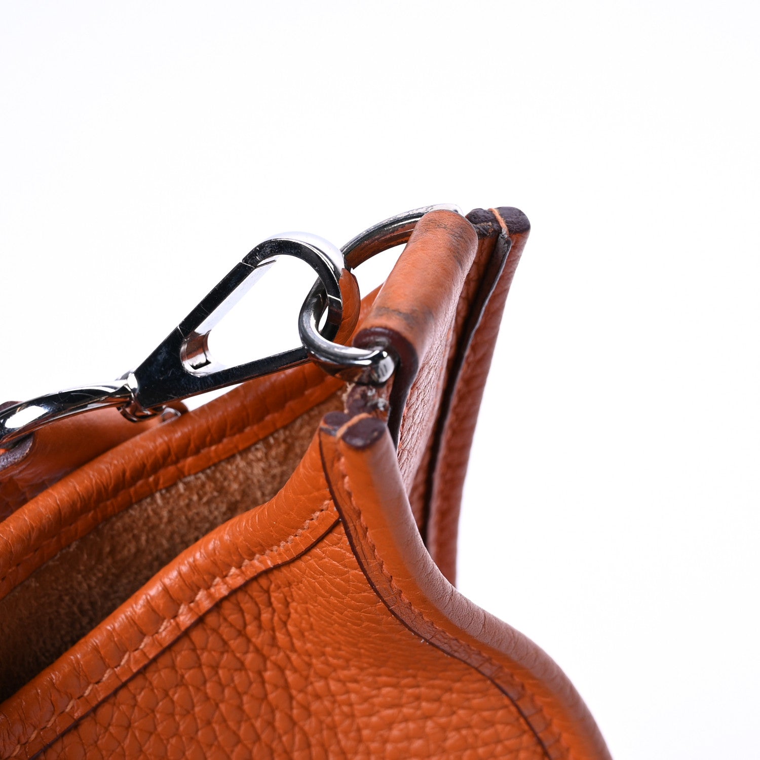 Hermes Taurillon Clemence Evelyne II PM Orange 12 of 13