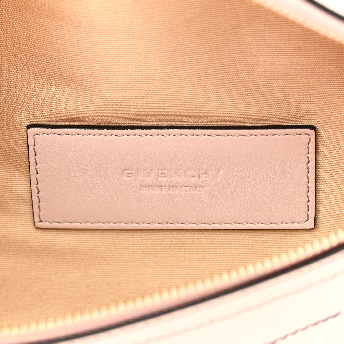 Calfskin Whip Belt Bag Pale Pink