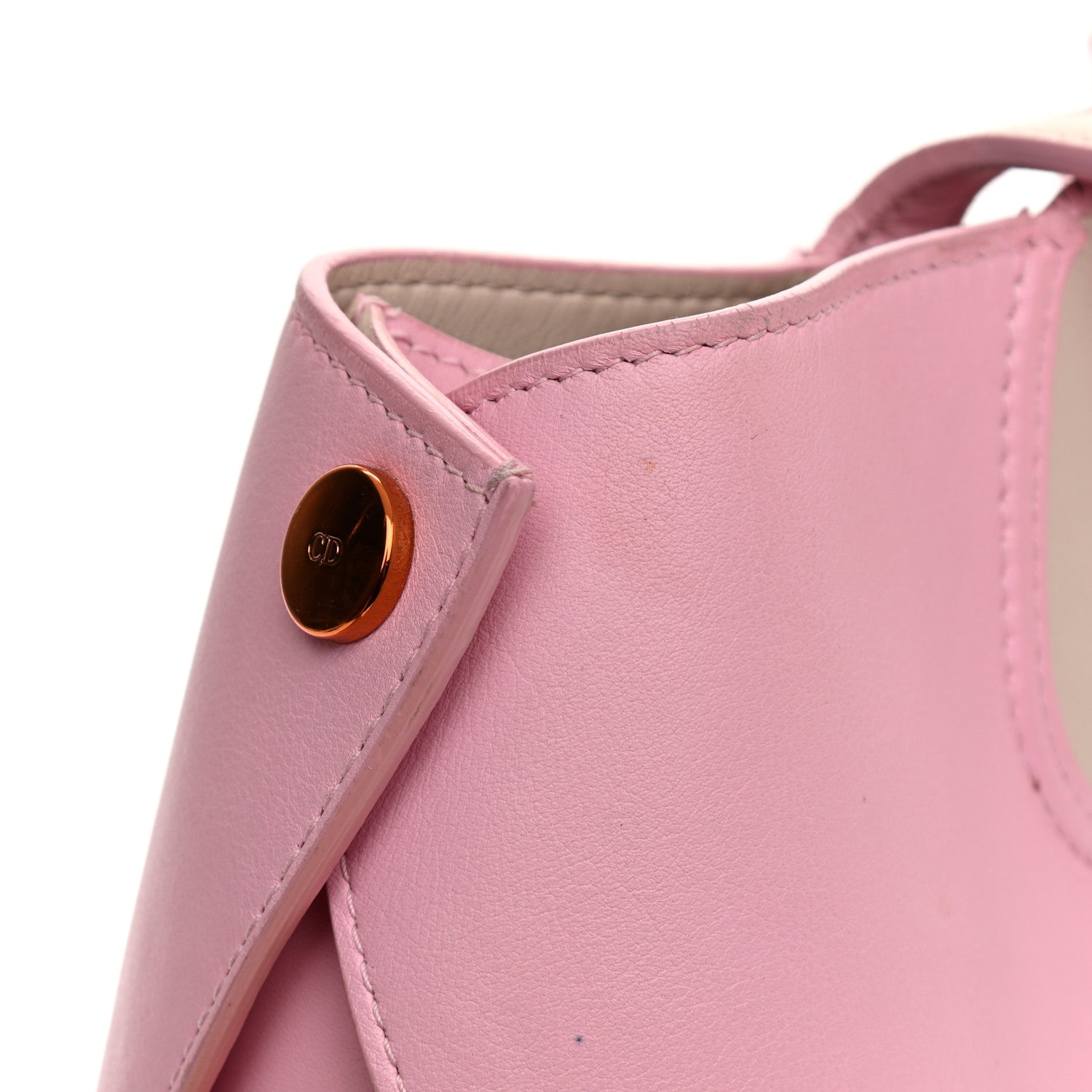 Christian Dior Calfskin Small Addict Shopping Tote Pink 15 of 16