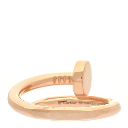 Cartier 18K Pink Gold Juste Un Clou Ring 55 7.25 3 of 5