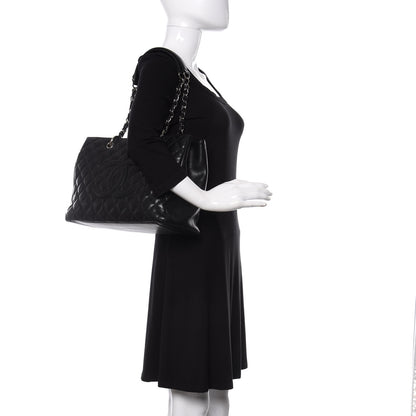 Chanel Caviar Quilted Grand Shopping Tote GST Black 2 of 10