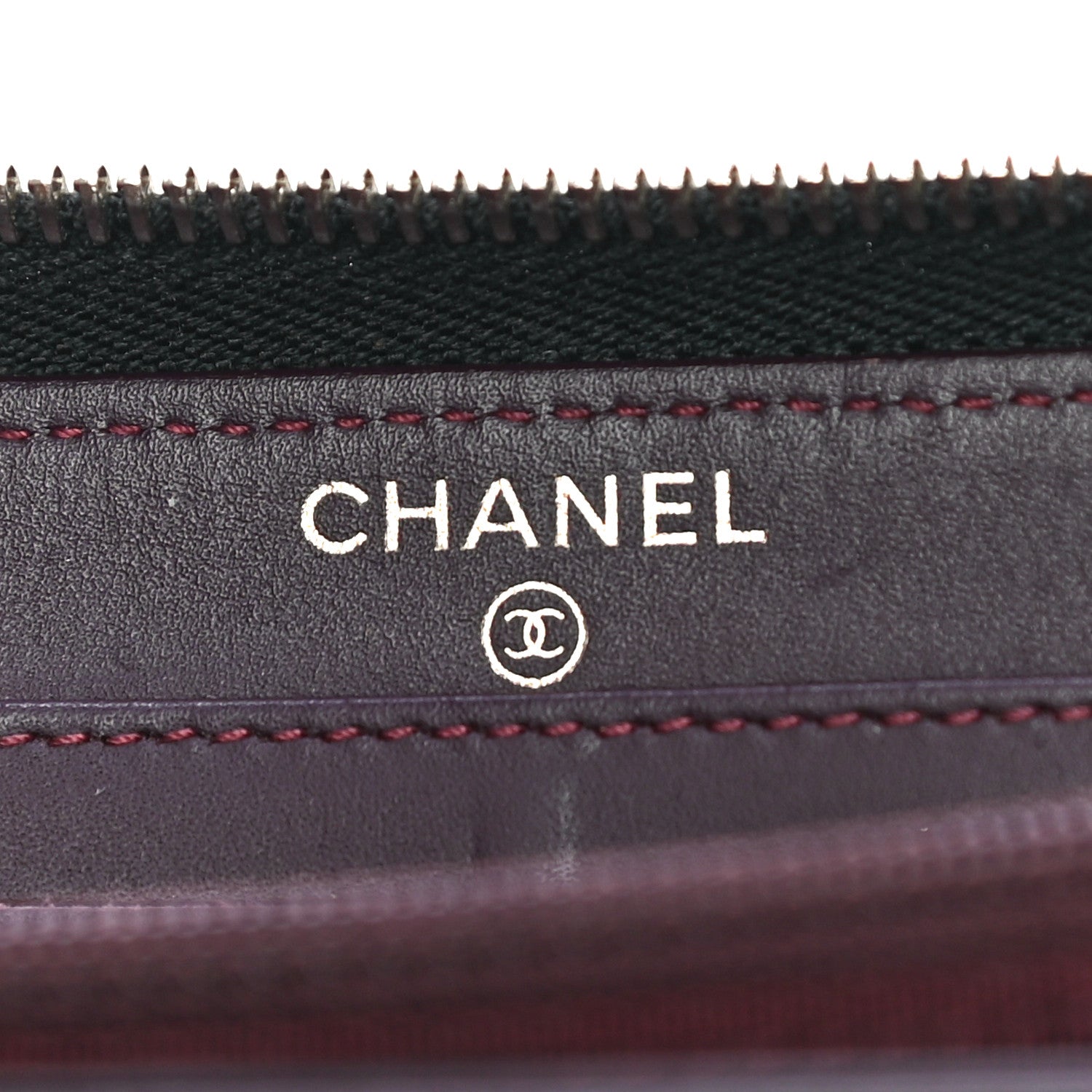 Chanel Caviar Quilted Large Gusset Zip Around Wallet Black 7 of 12