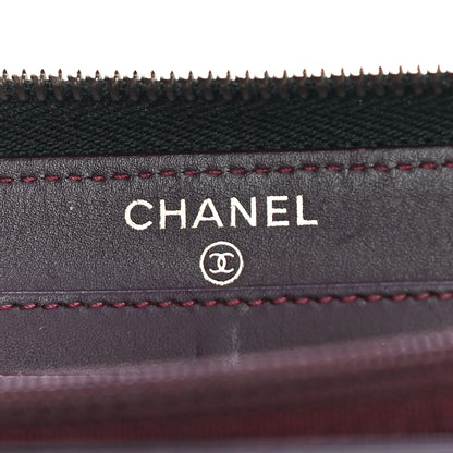 Chanel Caviar Quilted Large Gusset Zip Around Wallet Black 7 of 12