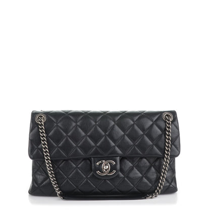 Chanel Goatskin Quilted Flap Black 1 of 8