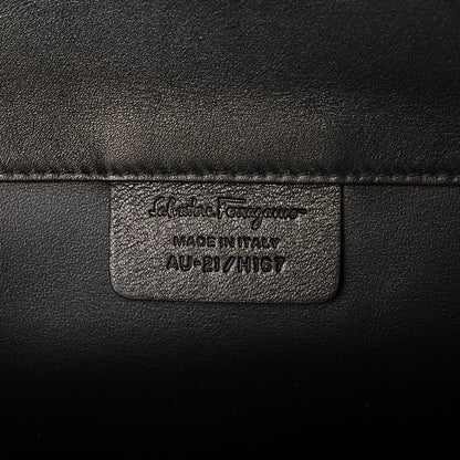 Salvatore Ferragamo Calfskin Medium Studio Bag Black 6 of 12