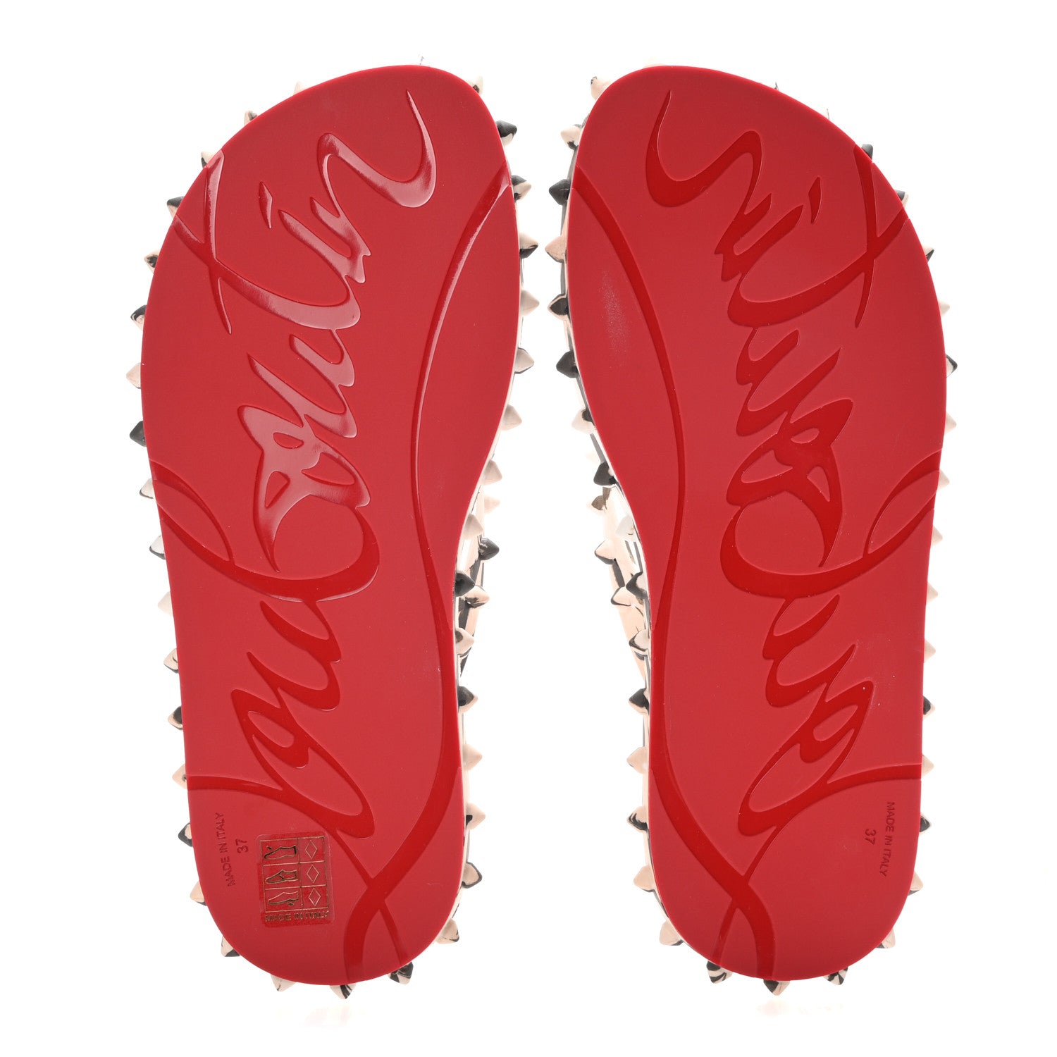Christian Louboutin Rubber Gigi Printed Spike Super Loubi Donna